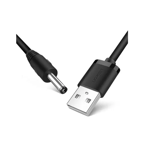 UGREEN 10376 USB-A 2.0 to DC 3.5mm M/F 1M Charging Cable