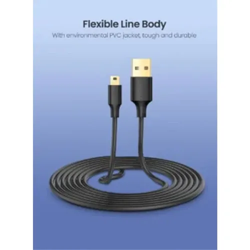 UGREEN 10385 USB 2.0 A Male to Mini 5 Pin Male 1.5M Cable