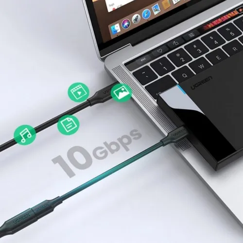 UGREEN 10387 USB C Male To Female Gen 2 Extension Cable