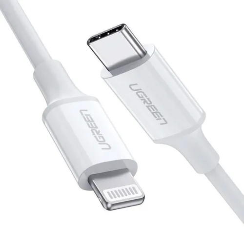 Ugreen 10493 Type-C to Lightning PD Fast Charging Cable 1m White