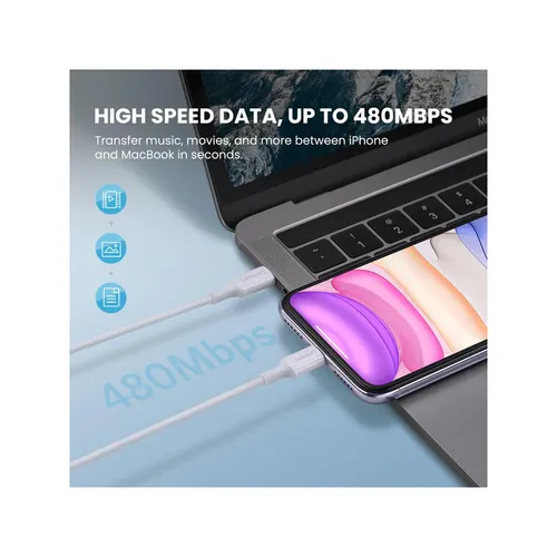 UGREEN 10493 USB-C to Lightning PD Fast Charging Cable MFi Certified