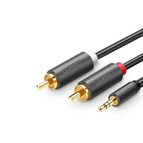 UGREEN 10511 3.5Mm Male To 2Rca Male Cable 1.5M AV102