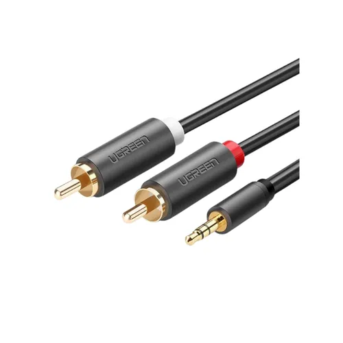 UGREEN 10512 3.5mm Male To 2 RCA Male Audio Cable 3m