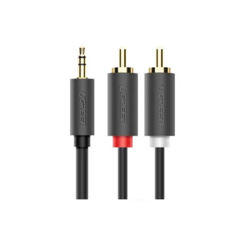 UGREEN 10512 3.5mm Male To 2RCA 3M Male Cable
