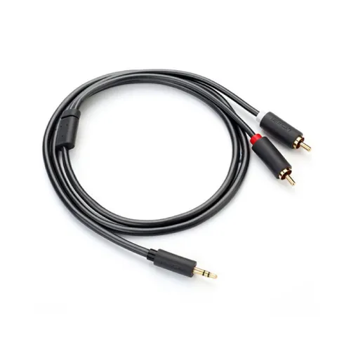 UGREEN 10513 3.5mm Male To 2RCA Male Cable 5m - Gray