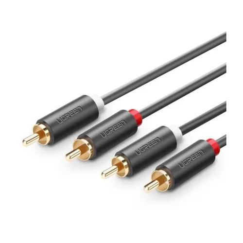 Ugreen 10519 2RCA Male To 2RCA Male Cable 3m - Black