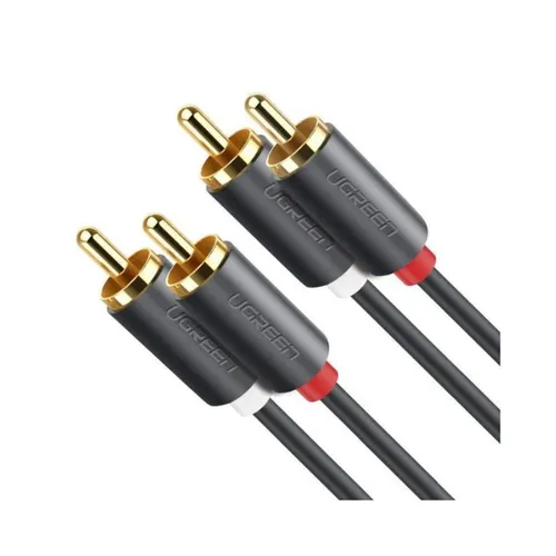 Ugreen 10519 2RCA Male To 2RCA Male Cable 3m - Black