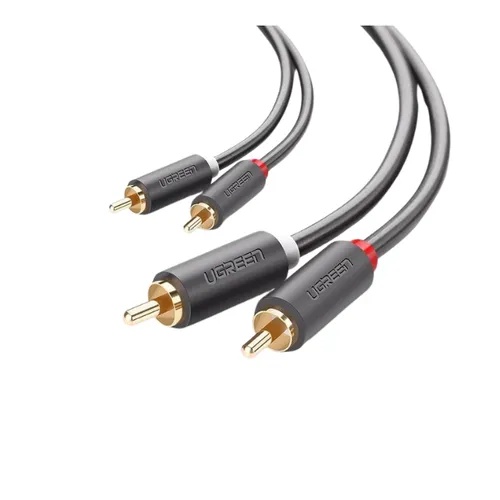 Ugreen 10520 2RCA Male To 2RCA Male Cable 5m - Black