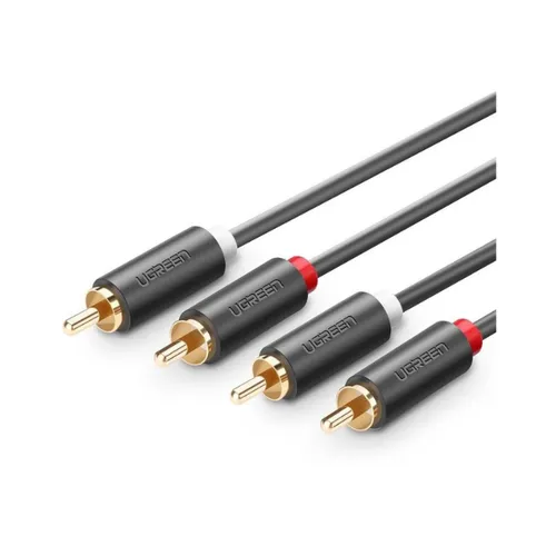 Ugreen 10520 2RCA Male To 2RCA Male Cable 5m - Black