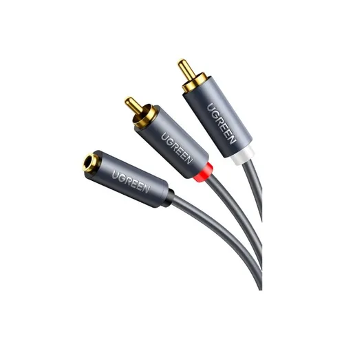 UGREEN 10588 3.5mm Female to 2RCA Male 1M Audio Cable