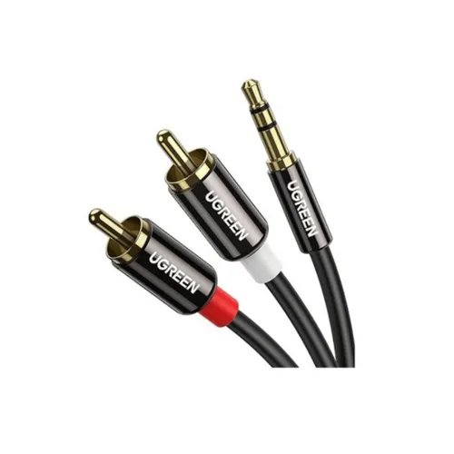 UGREEN 10590 3.5MM Male TO 2 RCA 3M Male Cable