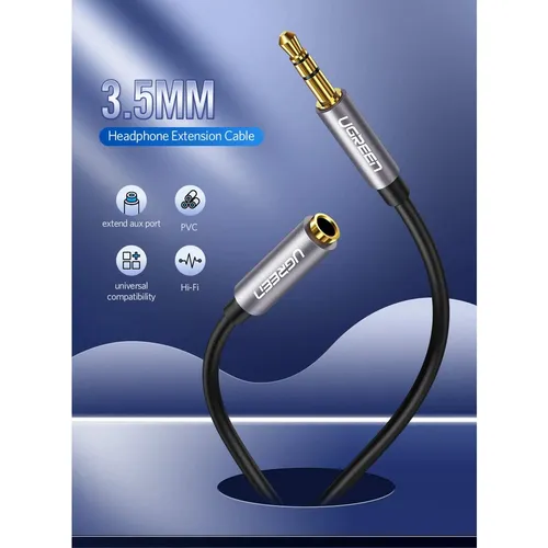 UGREEN 10593 3.5mm Male to 3.5mm Female Extension 1.5M Cable