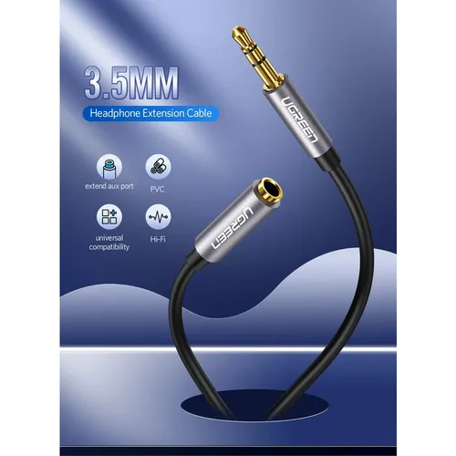 UGREEN 10593 3.5mm Male to 3.5mm Female Extension 1.5M Cable