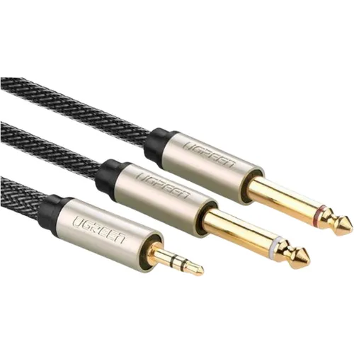UGREEN 10615 3.5mm TRS to Dual 6.35mm TS Audio 2M Cable
