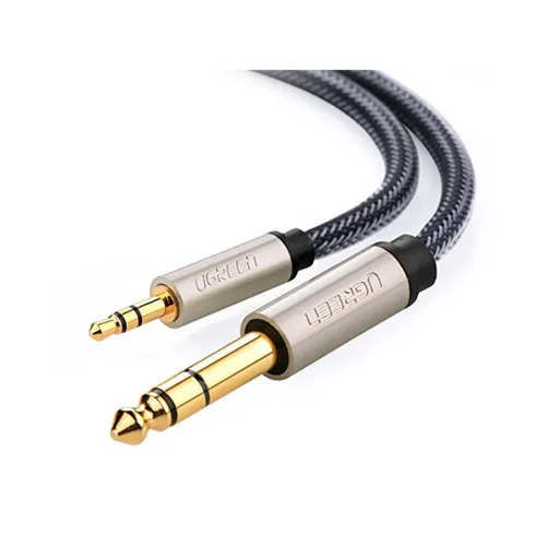 UGREEN 10630 3.5mm To 6.35mm TRS Stereo Audio Cable 5m - Gray
