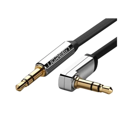 Ugreen 10729 3.5mm Male To 3.5mm Male Flat Cable 5m - Black