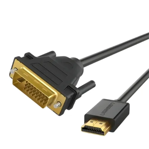 UGREEN 11150 HDMI to DVI 2K Cable (Male to Male) 1.5m – Black