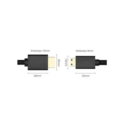 UGREEN 11167 Mini HDMI to HDMI 1.5M Cable