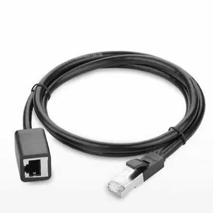 UGREEN 11282 Ethernet Extension Cable Cat6 LAN Cable Extender Cat 6 RJ45 Network Male to Female 3m Cable