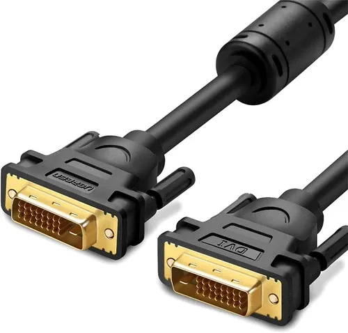 UGREEN 11606 2k@60Hz DVI 24+1 Dual Link Male To Male Gold Plated Cable 1.5m