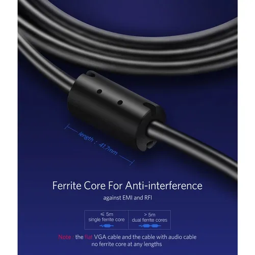UGREEN 11630 VGA Male to Male 1.5M Cable
