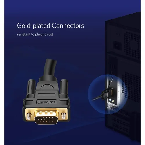 UGREEN 11630 VGA Male to Male 1.5M Cable