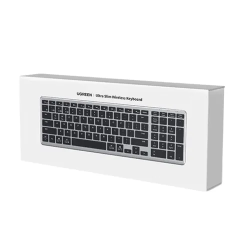 UGREEN 15258 2.4G+BT Slim Wireless Membrane Keyboard
