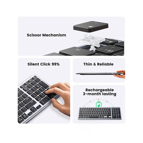 UGREEN 15258 KU005 Ultra Slim Wireless Keyboard