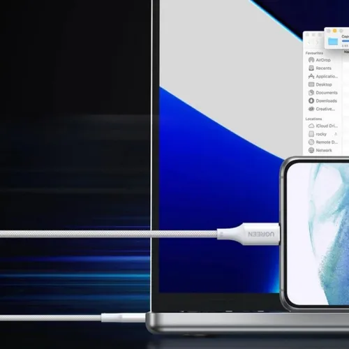 UGREEN 15267 100W PD 5A USB-C to USB-C Fast Charging Braided 1M Cable
