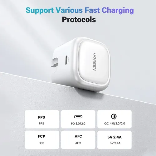 UGREEN 15330 Nexode 30W Type-C PD GaN Fast Charging Adapter