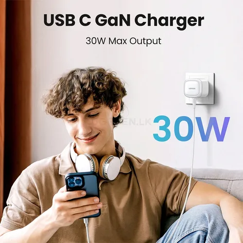 UGREEN 15330 Nexode 30W Type-C PD GaN Fast Charging Adapter