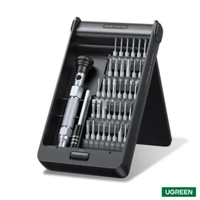 UGREEN 15354 Universal 38-in-1 Precision Magnetic Screwdriver Set with Slotted & Hex Bits