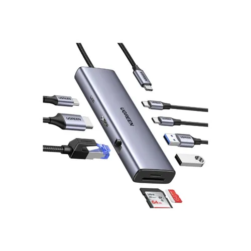 UGREEN 15375 100W 9-in-1 4K @ 60Hz Type-C Hub Adapter
