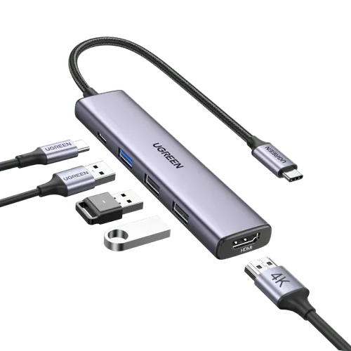 UGREEN 15495 5-in-1 USB-C Multifunction Adapter