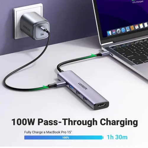 UGREEN 15495 5-in-1 USB-C Multifunction Adapter