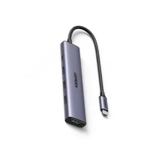 UGREEN 15495 Revodok 100W PD 5-in-1 4K @ 60Hz Type-C Hub Adapter