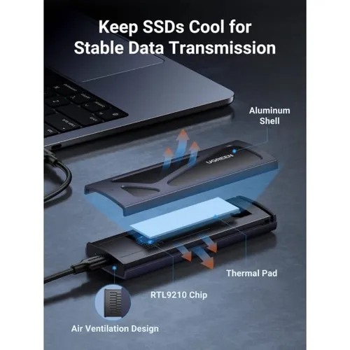UGREEN 15512 10Gbps M.2 NVMe SSD Enclosure