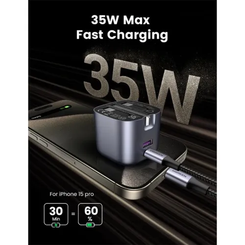 UGREEN 15540 Nexode 35W 2 Port GaN Fast Charger