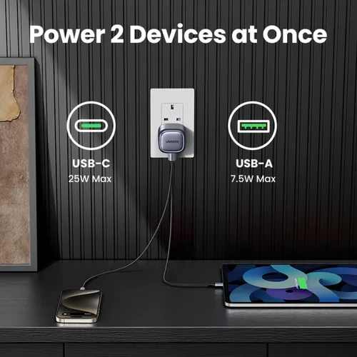 UGREEN 15540 Nexode 35W 2-Port GaN Fast Charger