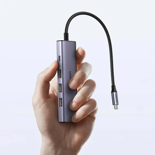 UGREEN 15596 5 in 1 Type-C To HDMI-3 USB 3.0 PD Power Hub