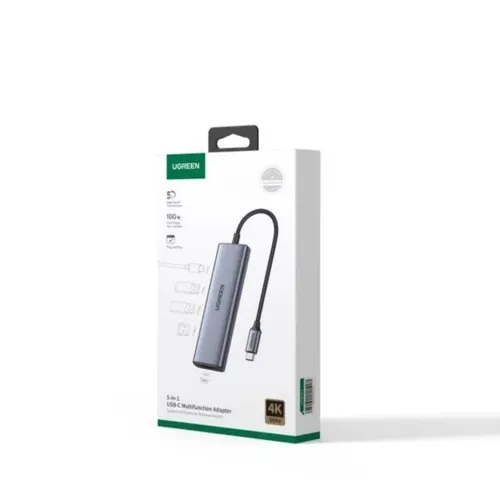 UGREEN 15596 Revodok USB C Hub 5 in 1 Multiport Adapter