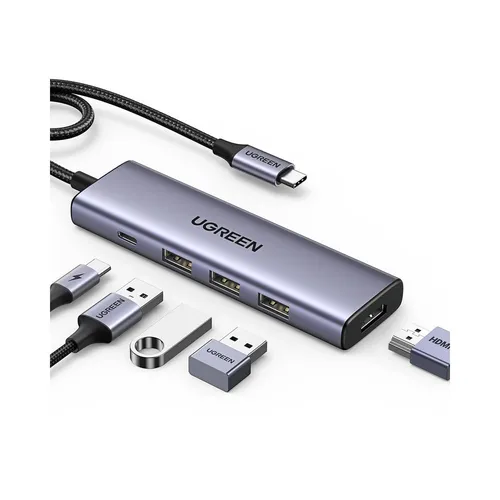 UGREEN 15597 USB-C 5-in-1 Multifunction Hub Adapter