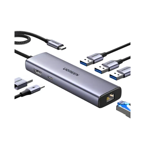 UGREEN 15598 6 in 1 Type-C Multifunction Hub CM512