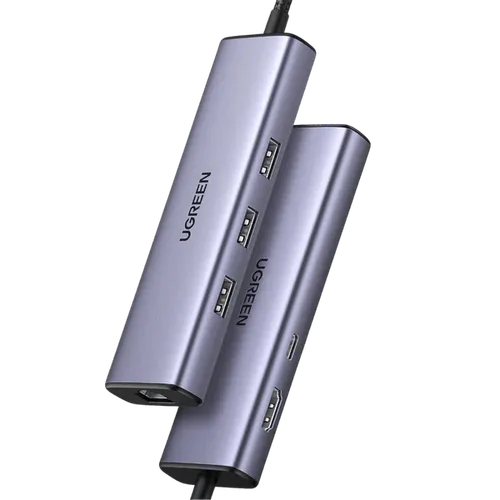 UGREEN 15598 Revodok 6 in 1 USB C Hub Gigabit Ethernet Adapter
