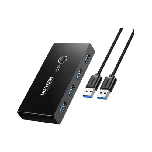 UGREEN 15705 USB 3.0 5Gbps Sharing Switch 2 in 4 out