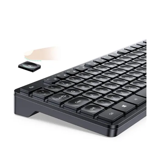 Ugreen 15720 MK006 2.4Ghz Wireless Mouse and Keyboard Combo Set - Black