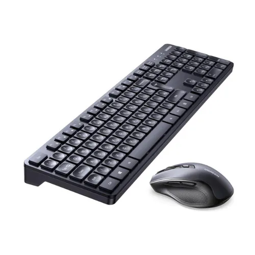 Ugreen 15720 MK006 2.4Ghz Wireless Mouse and Keyboard Combo Set - Black