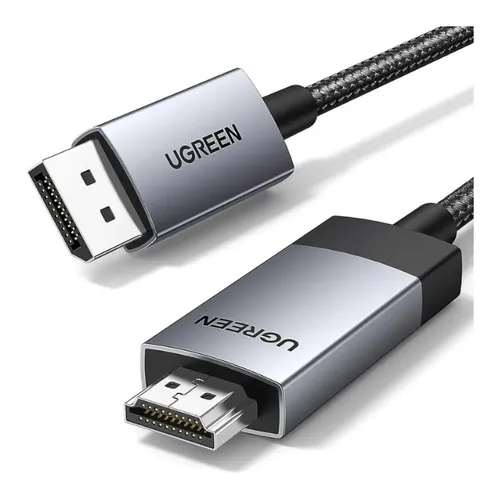 Ugreen 15773 1M 4K 60hz Active Unidirectional Display Port To HDMI M/M Cable