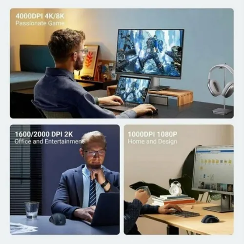 UGREEN 15807 Ergonomic Wireless Mouse