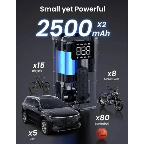 UGREEN 15951 Portable Tire Inflator